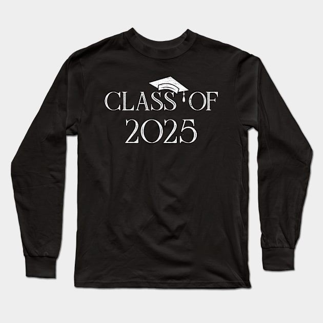 First Day of School Class of 2025 Future Graduate Gift Long Sleeve T-Shirt by melodielouisa